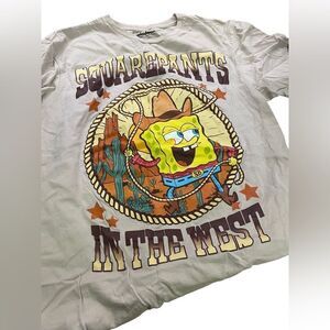 Nickelodeon size medium graphic sponge bob tee shirt received gift never worn